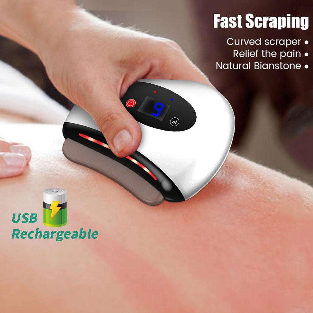 Electric Bianstone Gua Sha Board Tools Hot Compress Heating Vibration Back Facial Massager Meridian Lymphatic Drainage Scraping Heating Vibration Scraping Neck Face Skin Lifting Removal Wrinkle Tool Electric Bianstone Gua Sha Board Tools Hot Compress Heating Vibration Back Facial Massager Meridian Lymphatic Drainage Scraping Heating Vibration Scraping Neck Face Skin Lifting Removal Wrinkle Tool